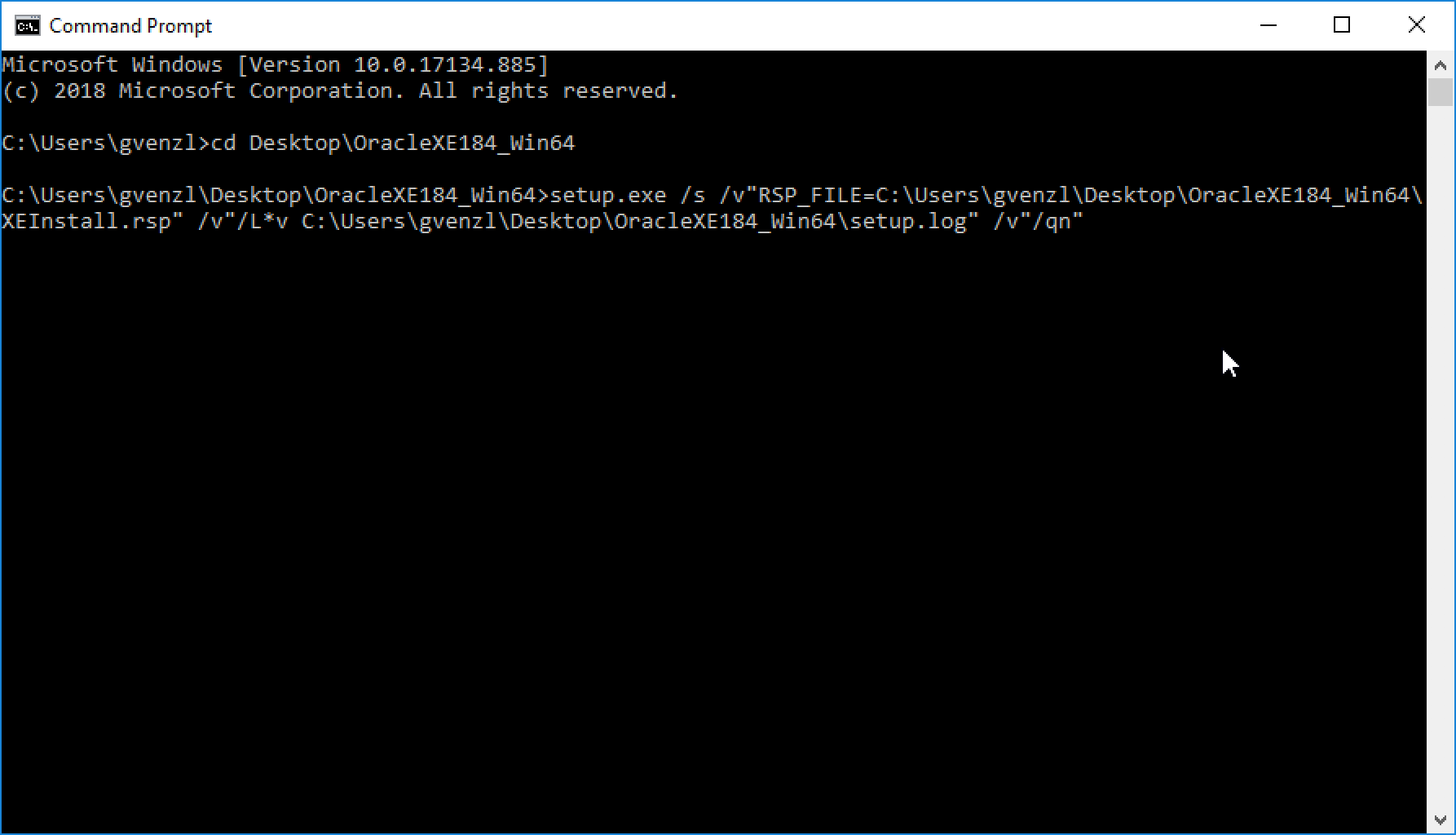 How to install Oracle Database 18c XE on Windows – Gerald on IT